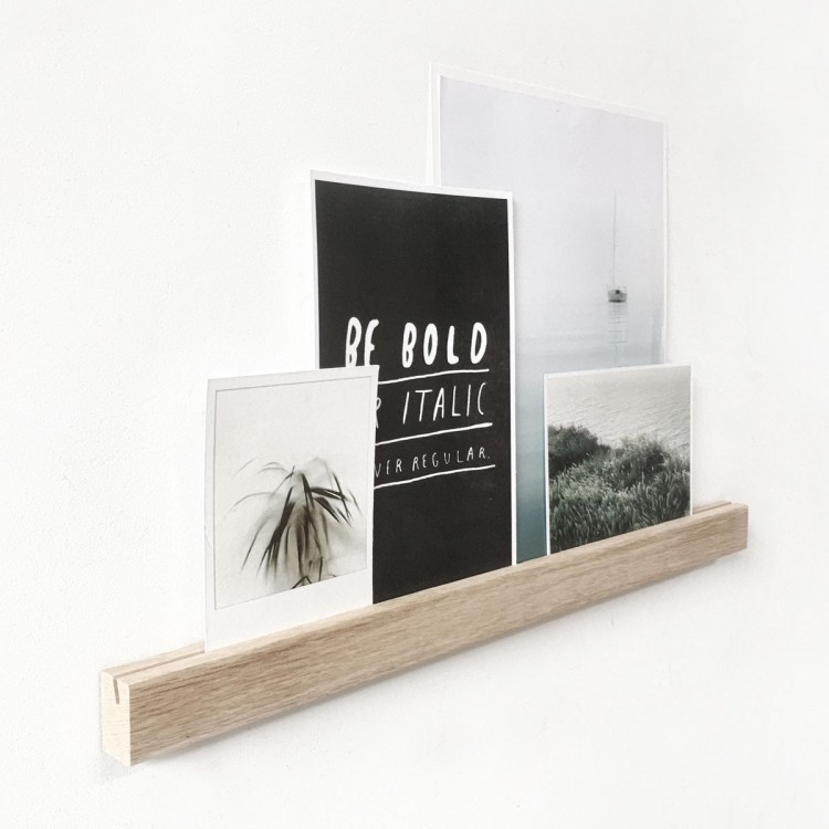 Magnetisches Wandbrett aus Holz - für Postkarten, Fotos,.. - Groovy Magnets