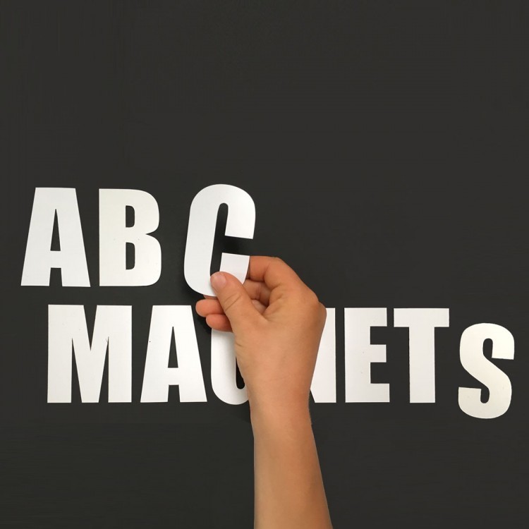 Magnetset Alphabet weiß / Groovy Magnets