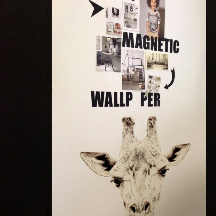 Magneetbehang dieren print: funky giraf van Groovy Magnets